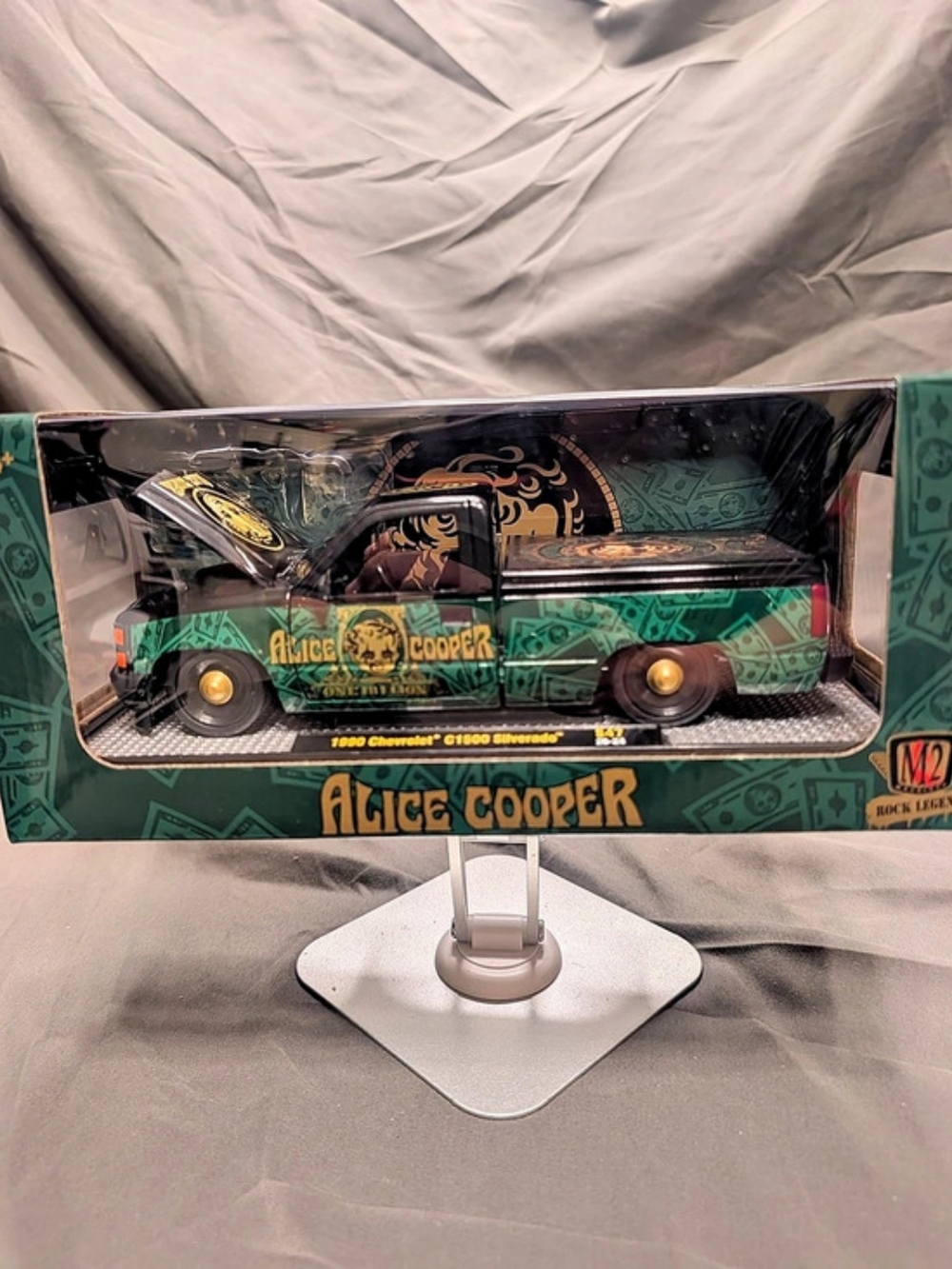 M2 1970 Chevrolet C1500 Silverado Alice Cooper Die-Cast Display Truck in